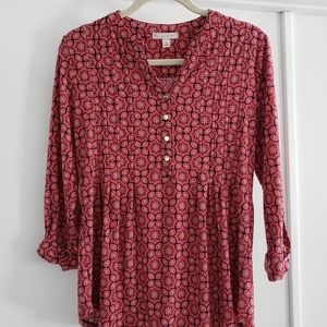 Orange top with 3/4 sleeve